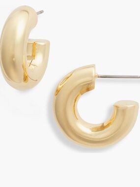 Nordstrom Demi Fine Chunky Hoop Earrings